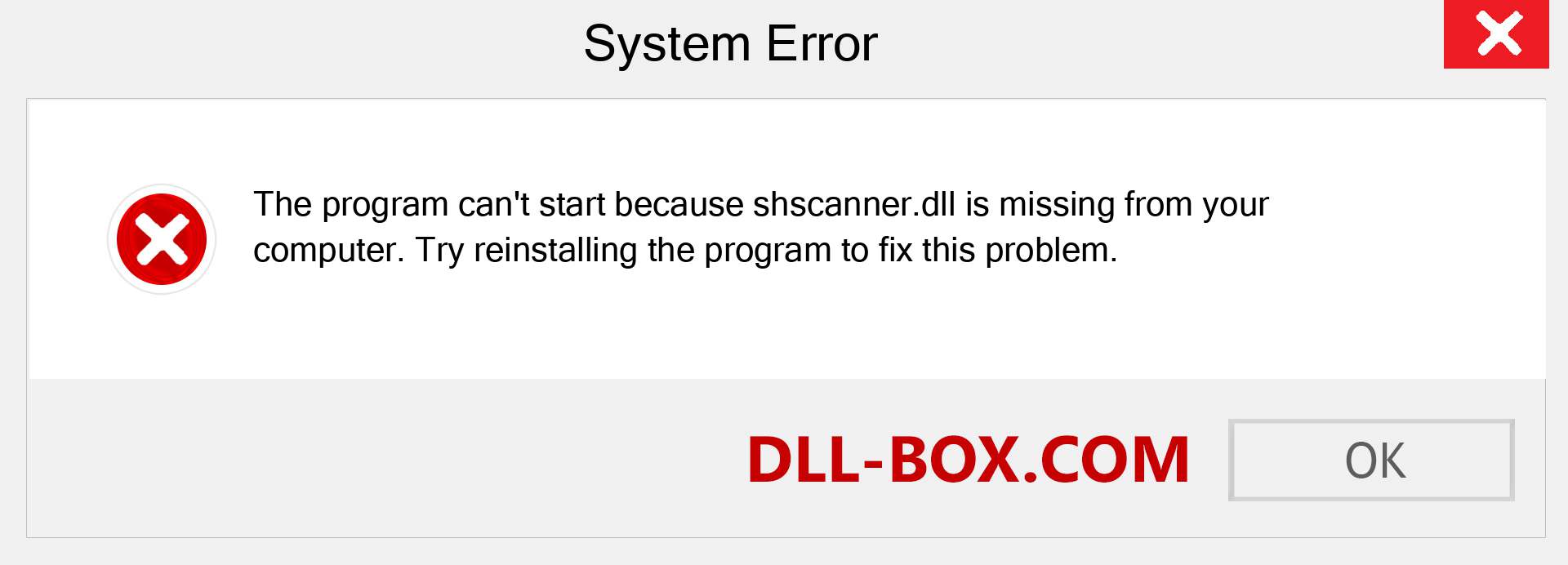  shscanner.dll file is missing?. Download for Windows 7, 8, 10 - Fix  shscanner dll Missing Error on Windows, photos, images