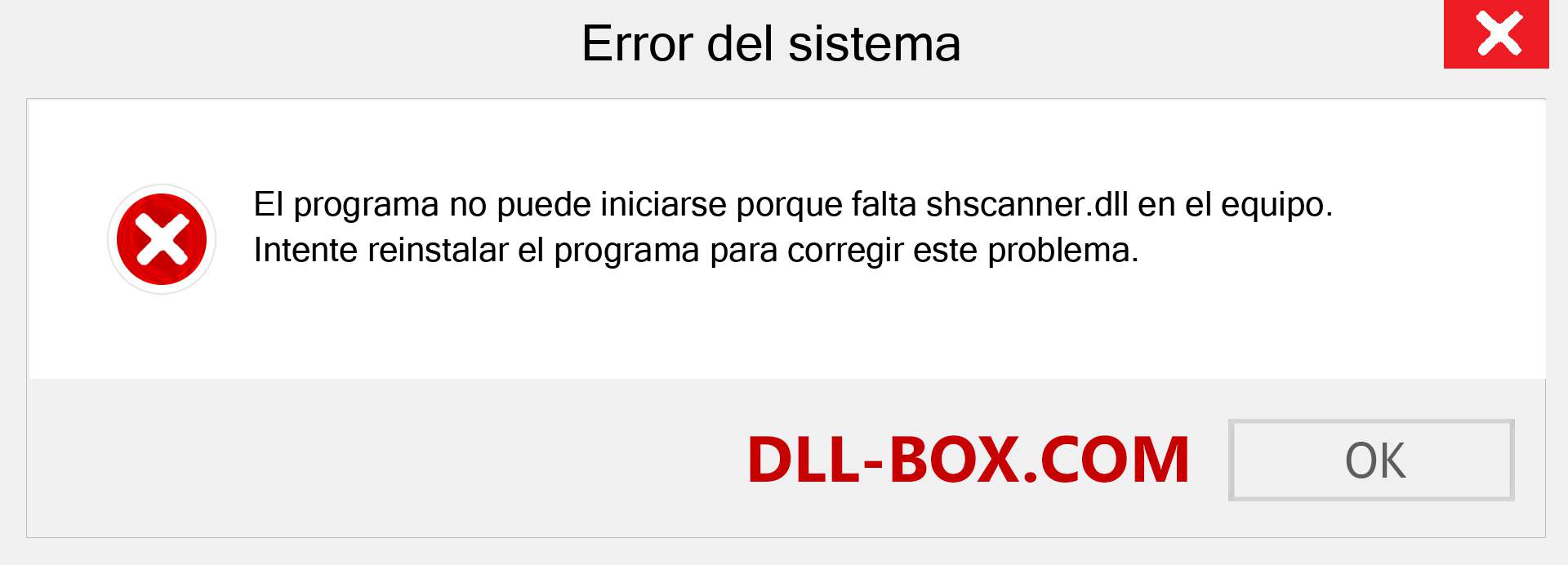 ¿Falta el archivo shscanner.dll ?. Descargar para Windows 7, 8, 10 - Corregir shscanner dll Missing Error en Windows, fotos, imágenes